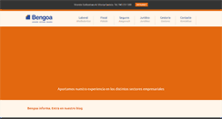 Desktop Screenshot of gestoriabengoa.com