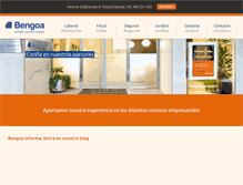 Tablet Screenshot of gestoriabengoa.com